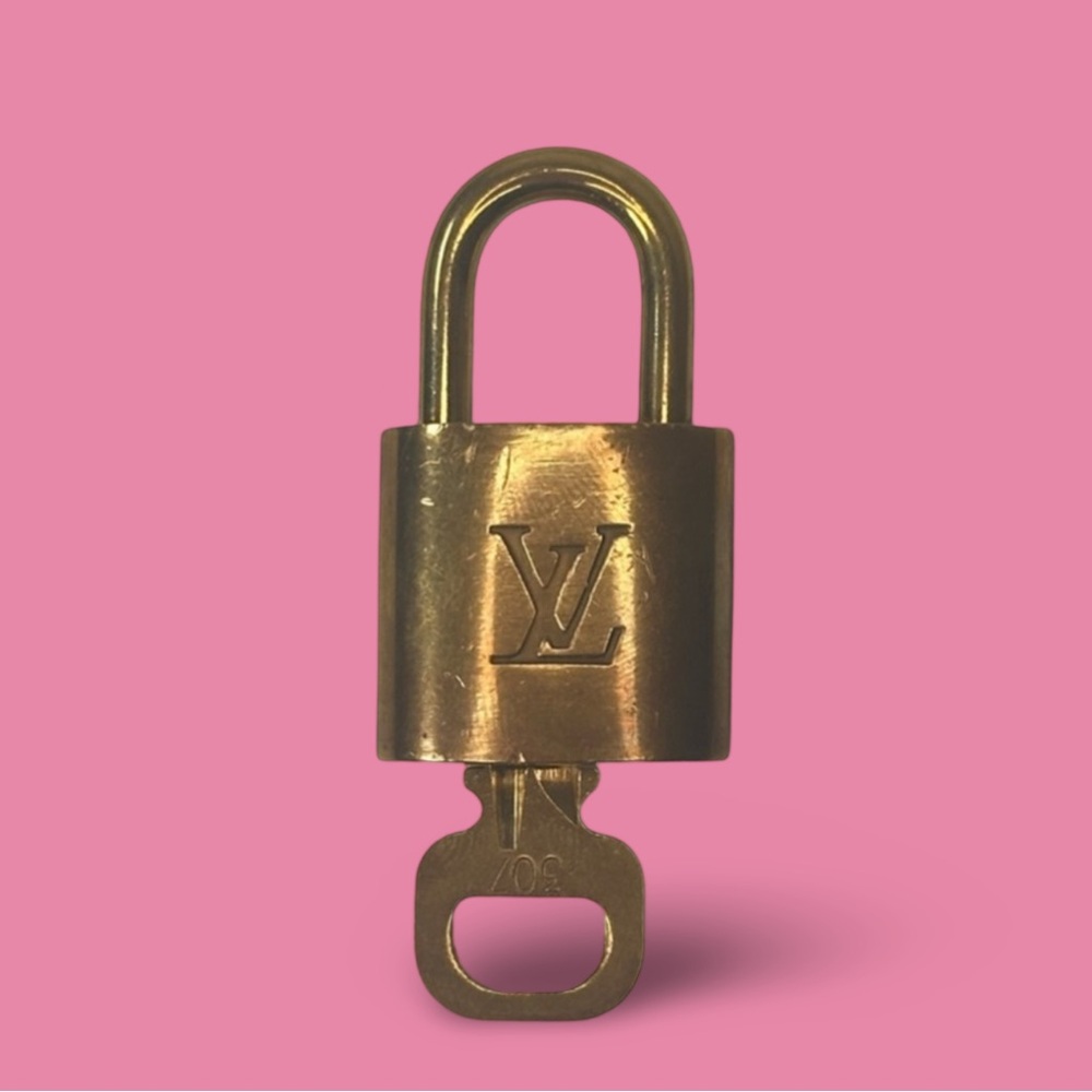 Louis Vuitton Gold Lock and Key #307